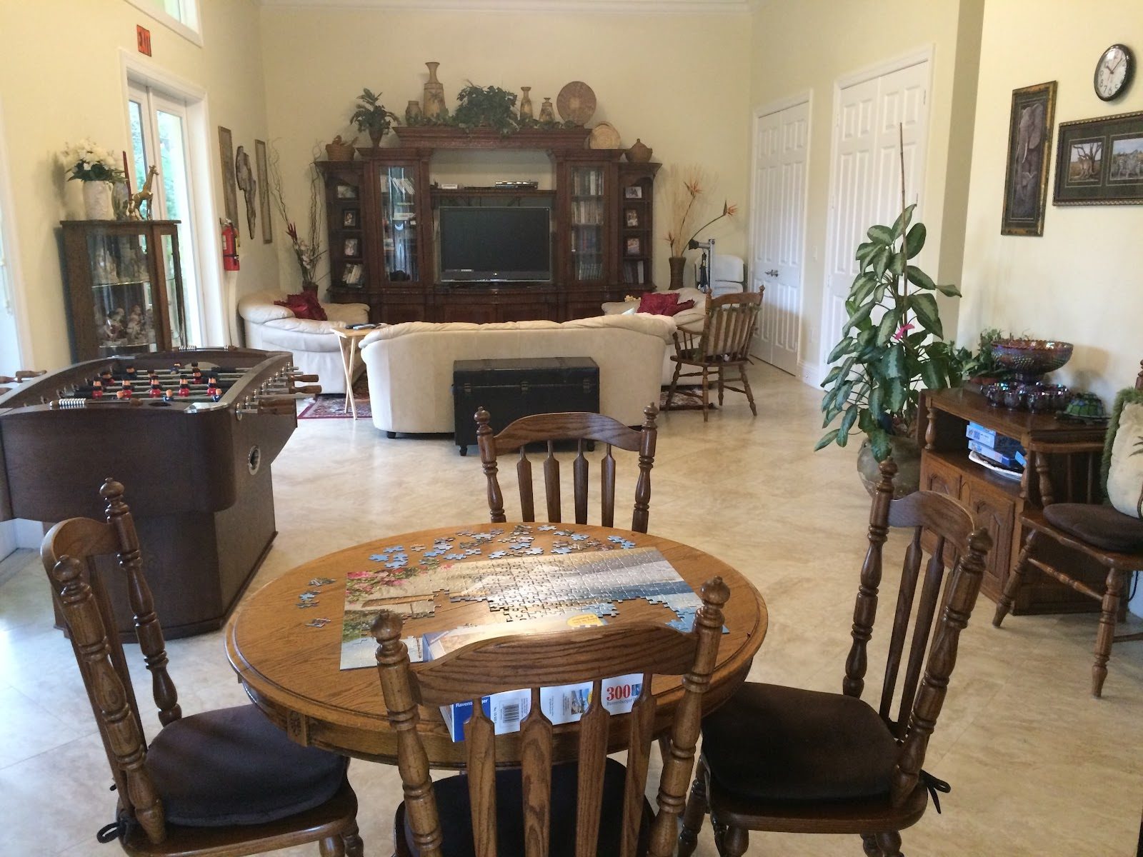 Dining and living room interior
