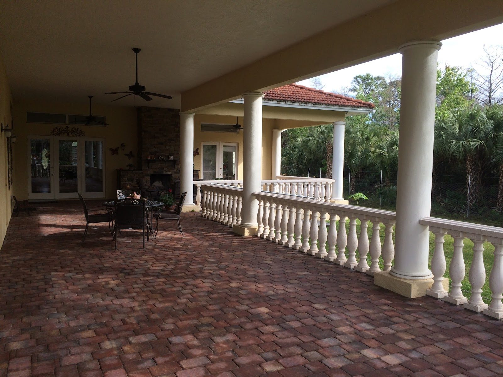 Covered porch, alternate angle